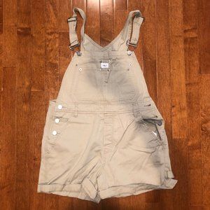 Tan Calvin Klein Overall Shorts